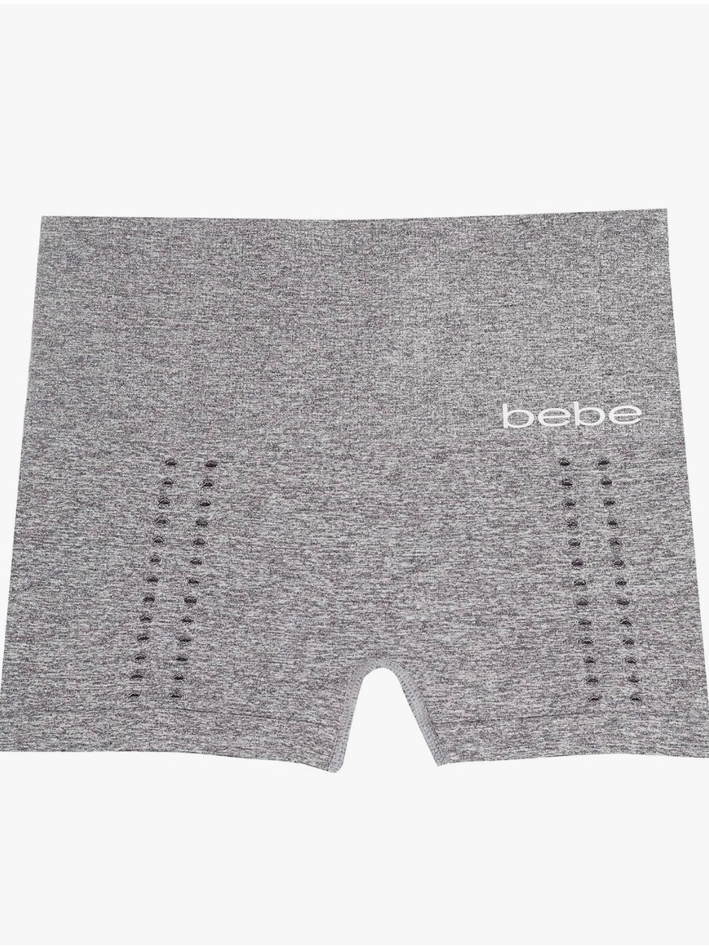 bebe Seamless Gray Compression Shorts